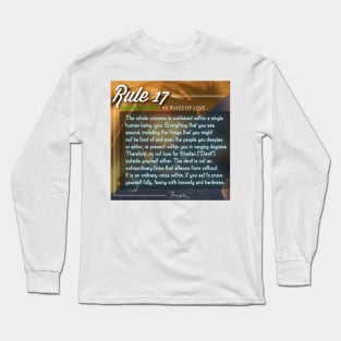 40 RULES OF LOVE - 17 Long Sleeve T-Shirt